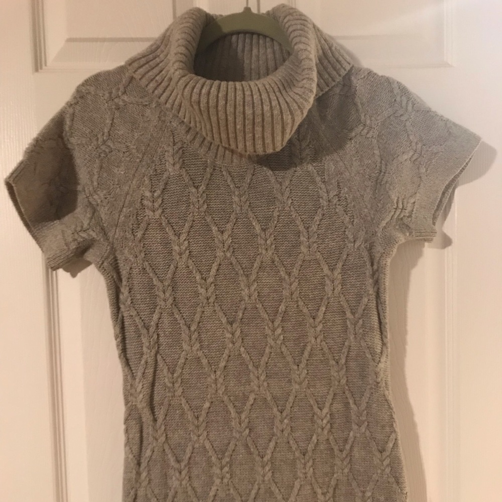 Gray Banana Republic Sweater Dress
